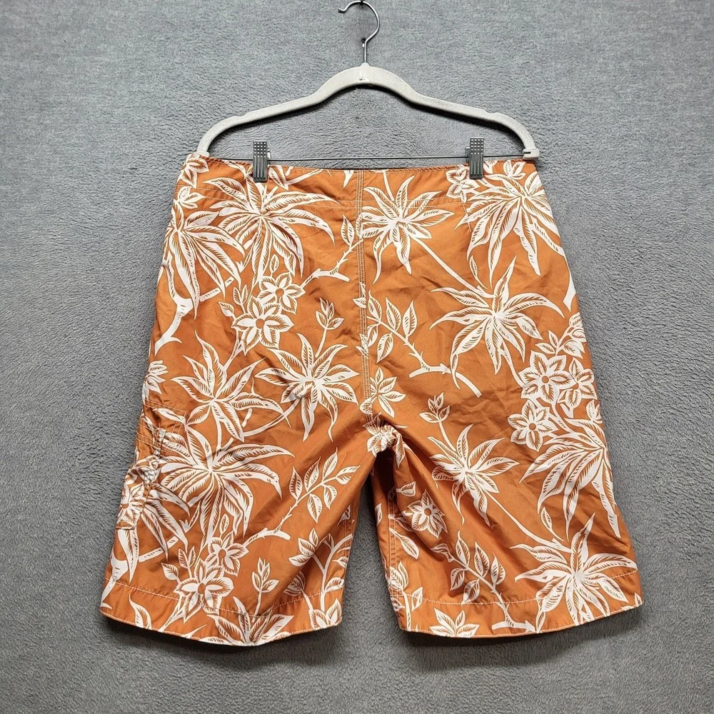Polo Jeans Company Ralph‎ Lauren Men Swimwear M Orange White RL Shield